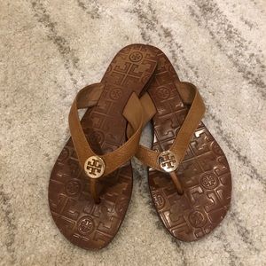 Tory Burch Thora sandal brown leather size 9